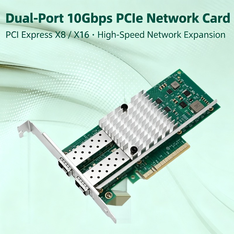 10Gb Sfp+ Pcie Network Card Dual Port - X520-DA2 82599EN 10G SFP+ Dual-Port-Faser-Netzwerkkarte PCIe