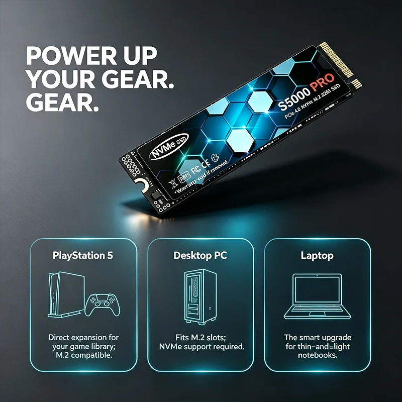 S5000 PRO M.2 NVMe PCIe 4.0 In – M.2 Nvme 4Tb Pcie 4.0 Ssd Bewertung und Preis