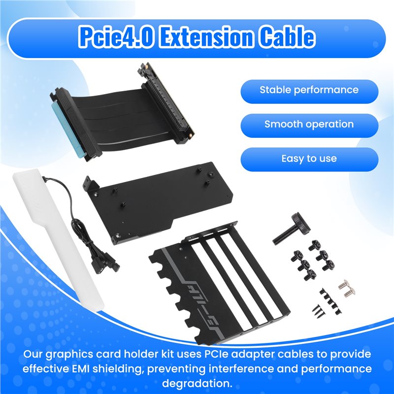Vertikale GPU-Montagehalterung – Pcie 4.0 X16 Riser Cable 90 Degree Bewertung und Preis